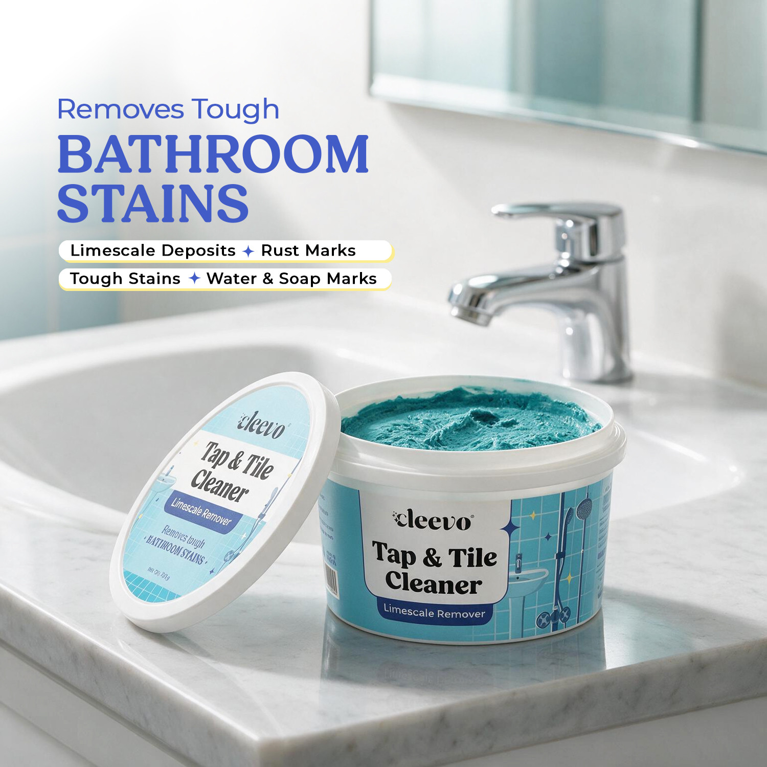 Image of cleevo Tap & Tile Cleaner | Limescale Remover
