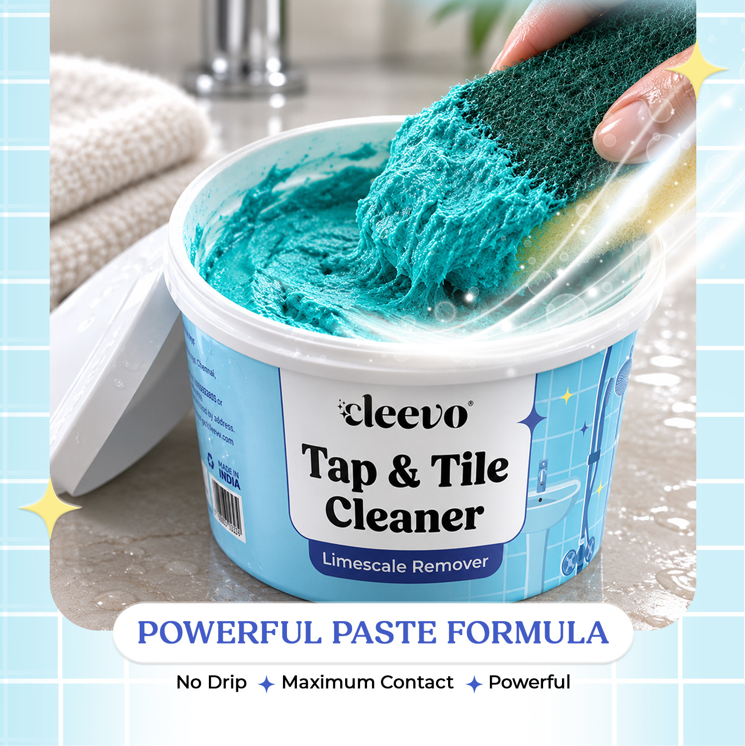Image of cleevo Tap & Tile Cleaner | Limescale Remover