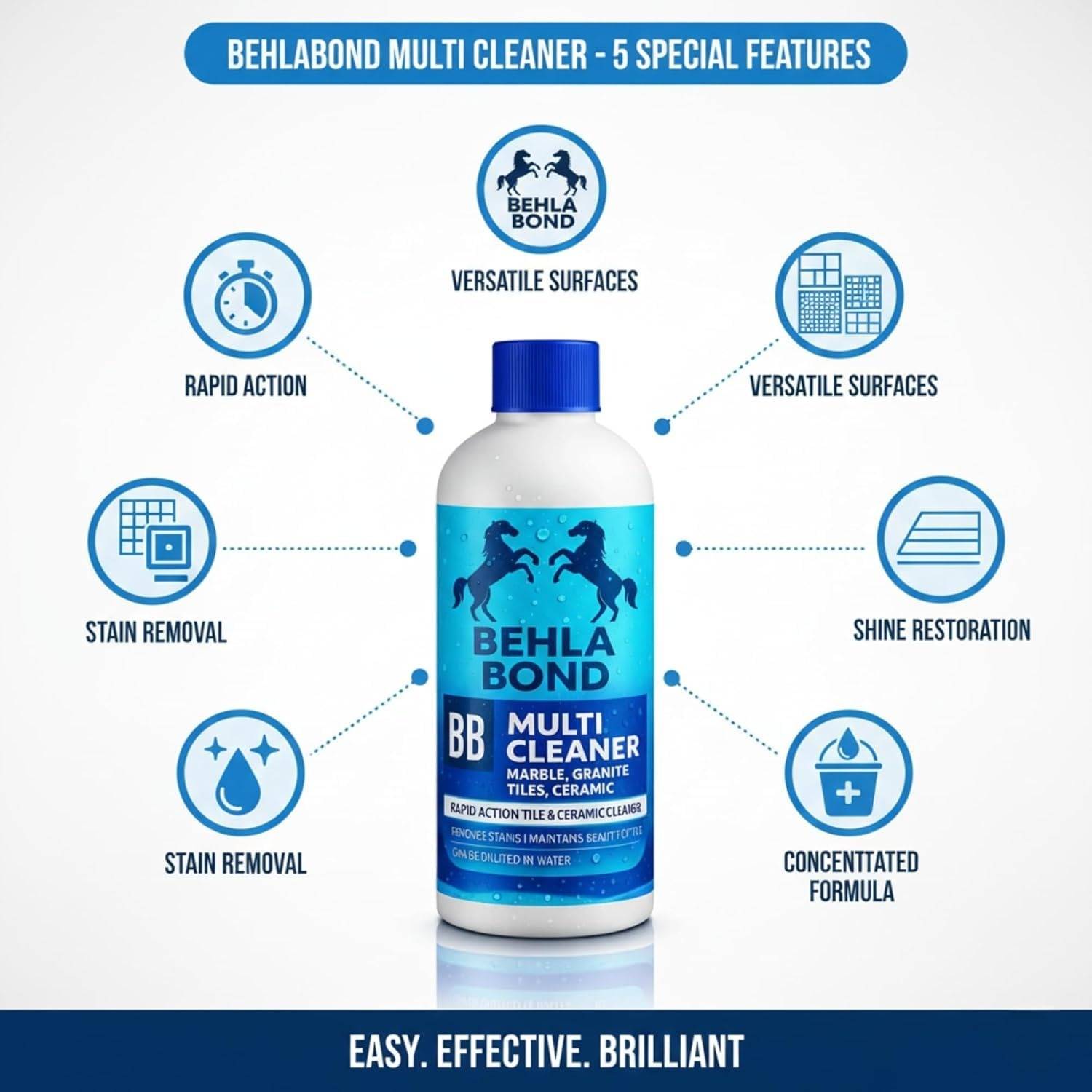 LIVOTILL Multi Cleaner for Marble, Granite, Tiles - Image 4