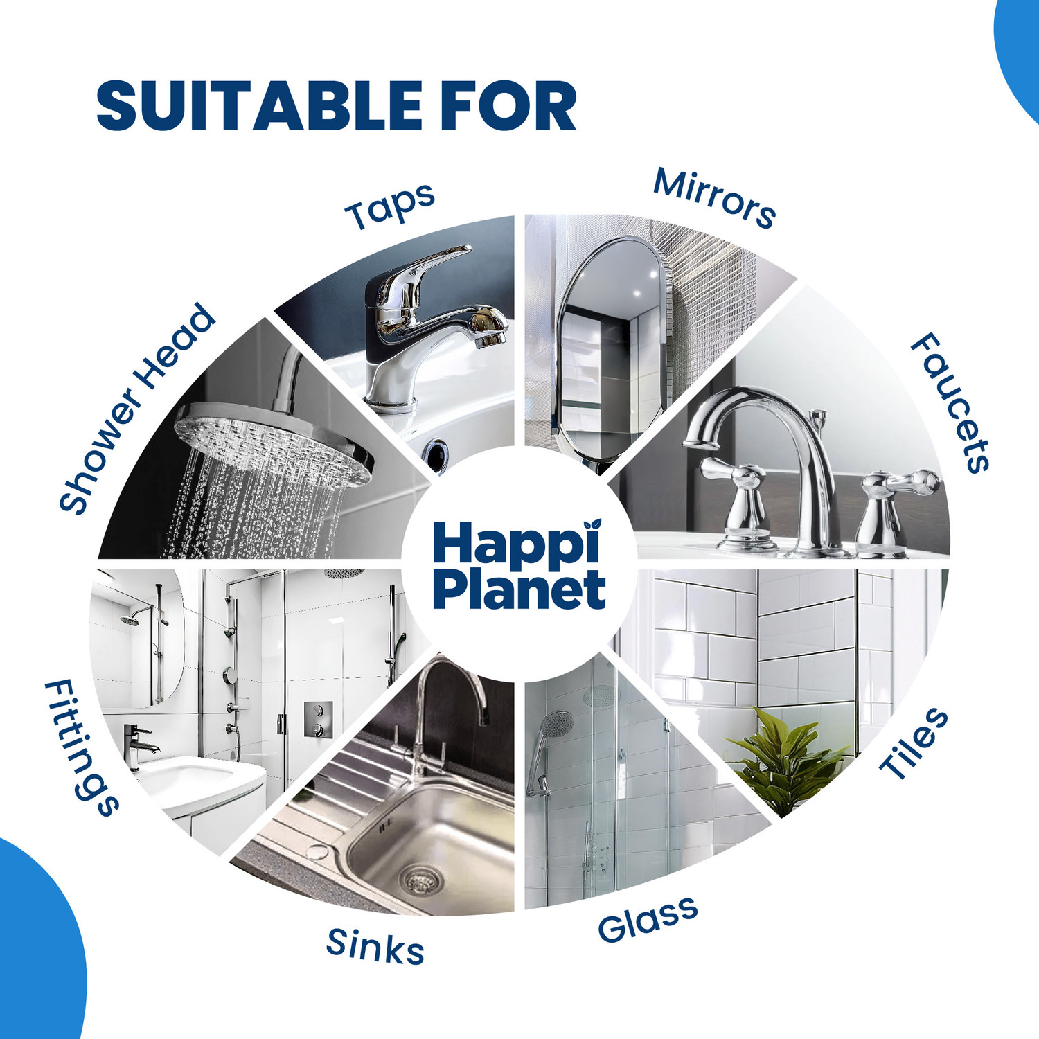 Image of Happi Planet Tap Cleaner & Limescale Remover (Pack of 2)