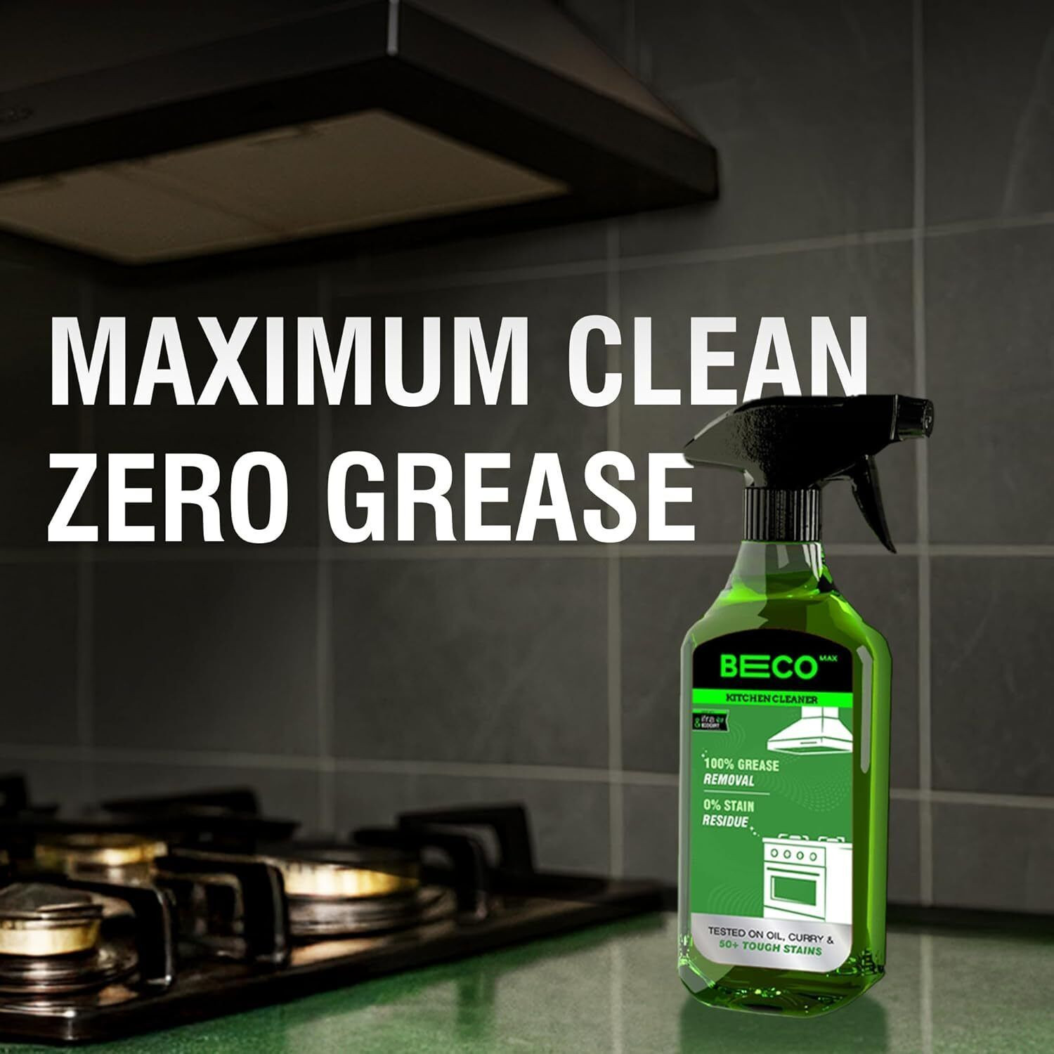 Image of Beco Max- Kitchen Cleaner-Instantly removes Tough Greases, No stains or residue Kitchen Cleaner