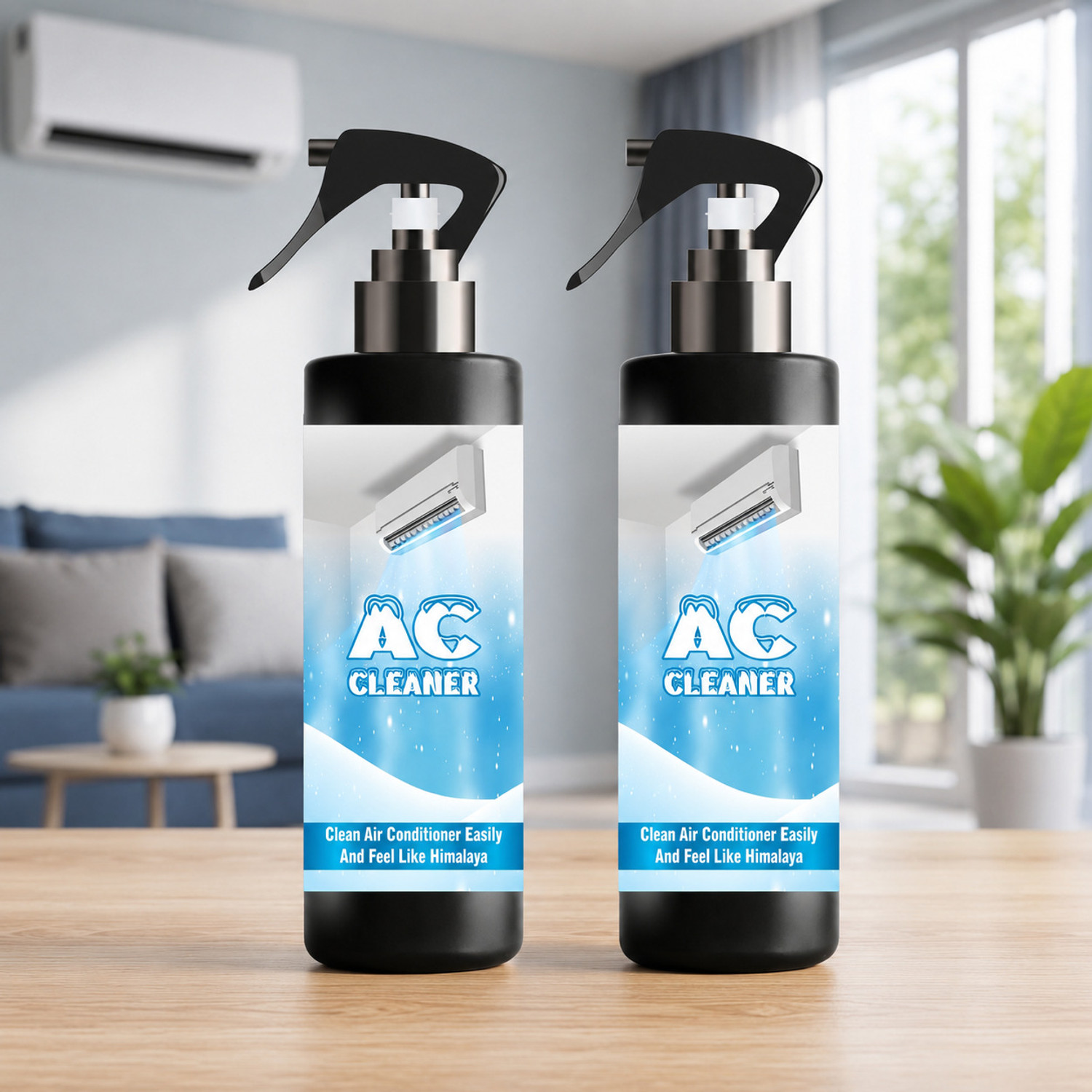 Image of BRIVANSO AC Cleaner Spray,AC Coil Cleaner Foam,Split & Window AC Cleaning PACK-2 (120 ml)