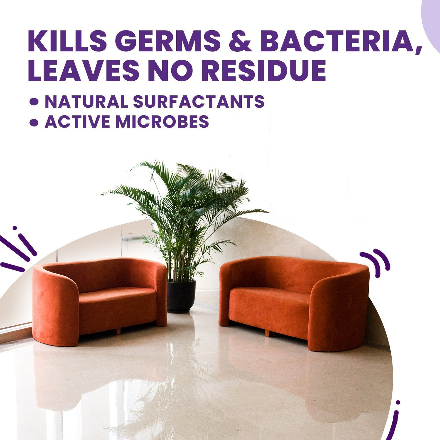 Image of Happi Planet | Eco-Friendly Floor Cleaner | 3L | Kills Germs & Bacteria
