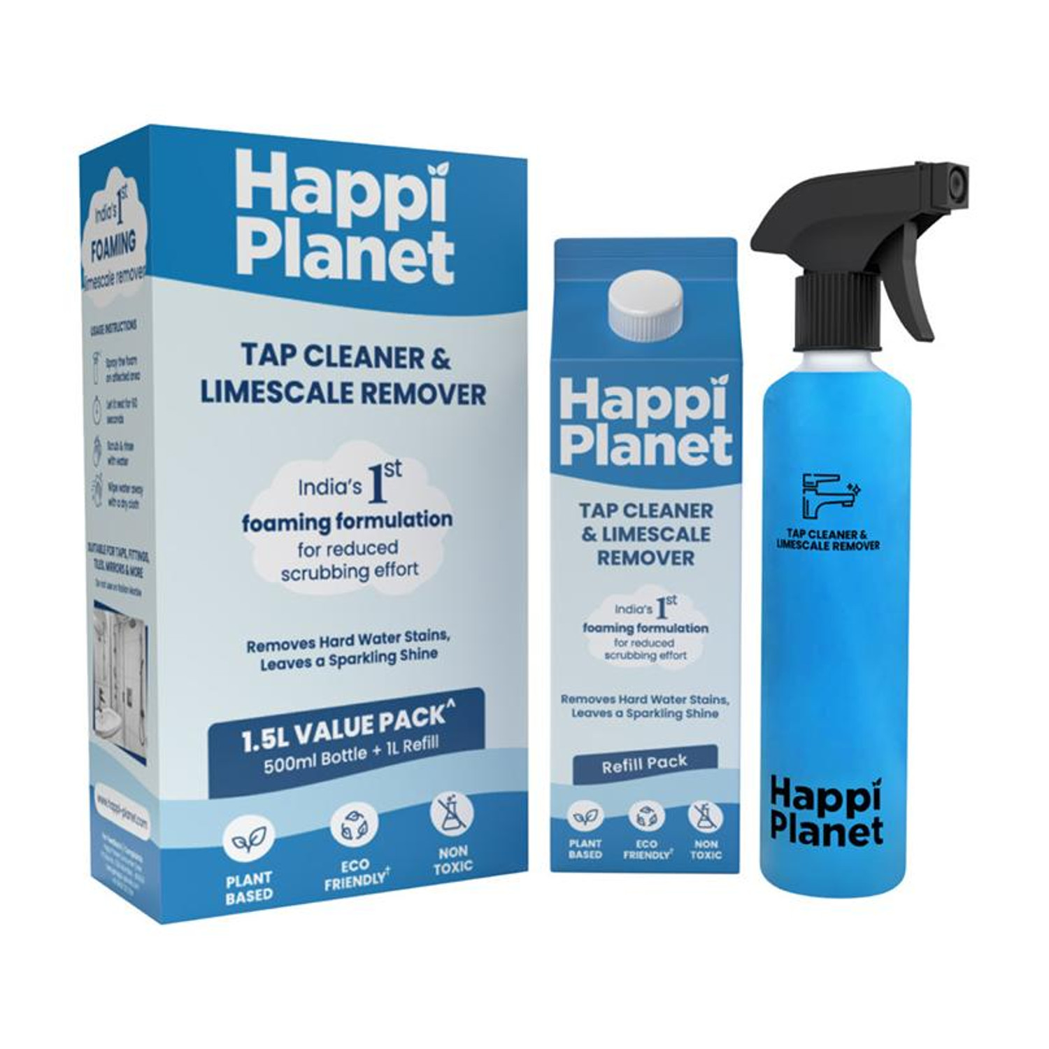 Image of Happi Planet Tap Cleaner & Limescale Remover