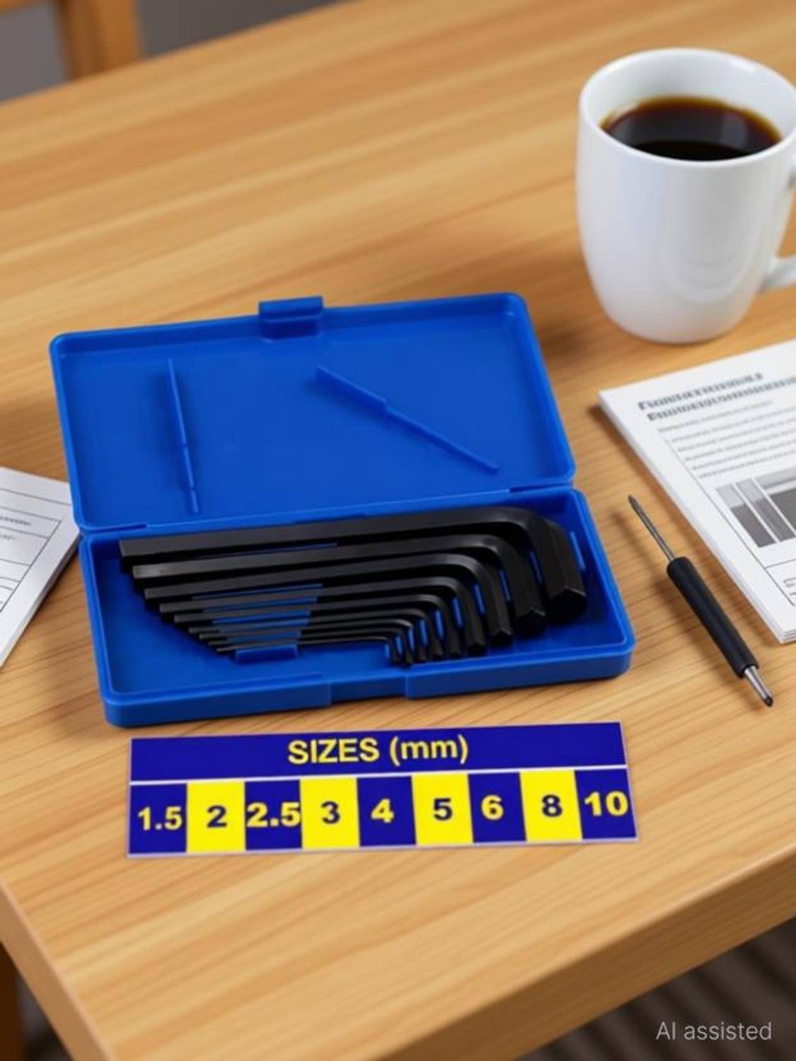 Tulsway 9 Pcs Hex Allen Key Kit - Image 1