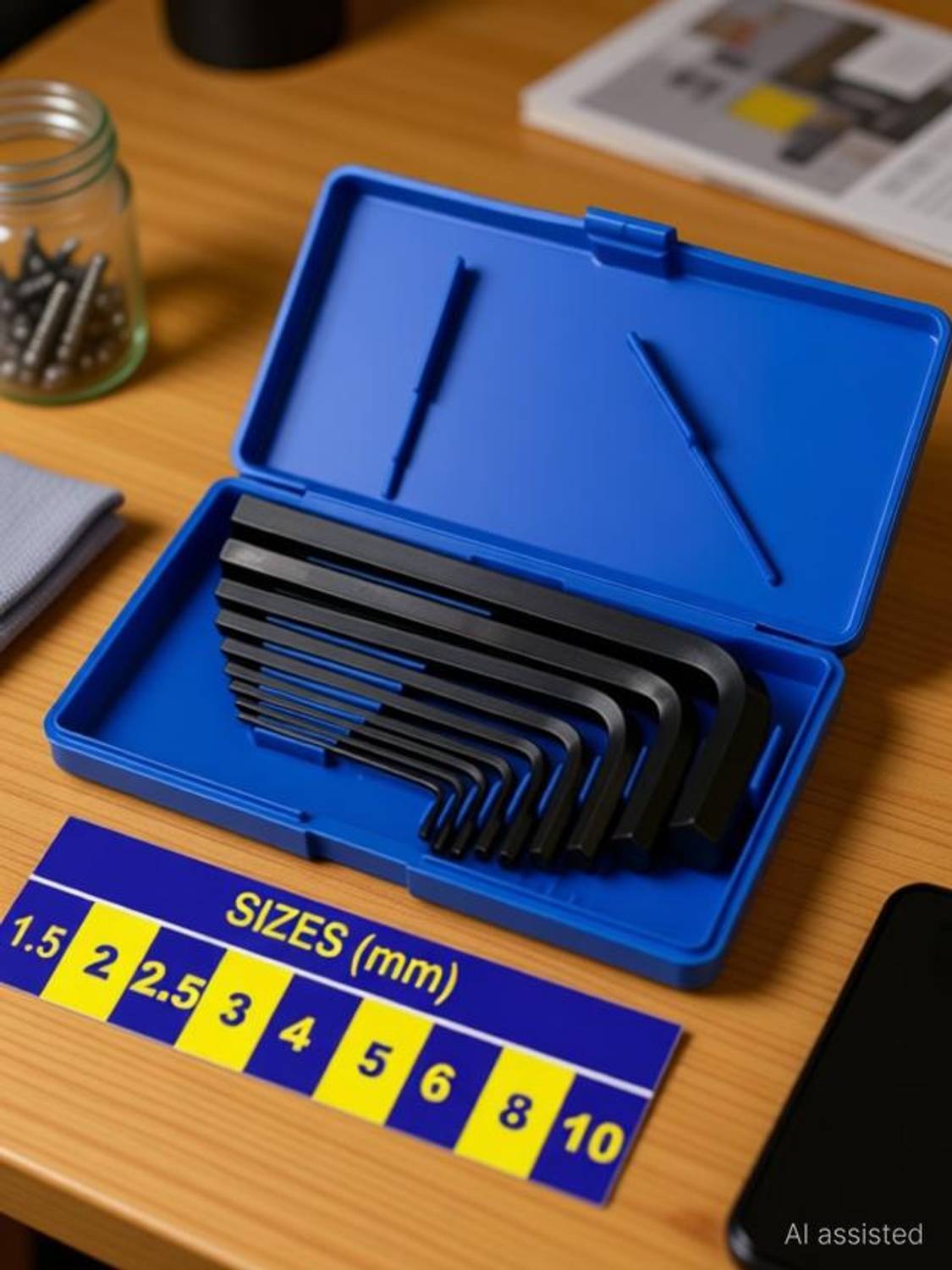 Tulsway 9 Pcs Hex Allen Key Kit - Image 2