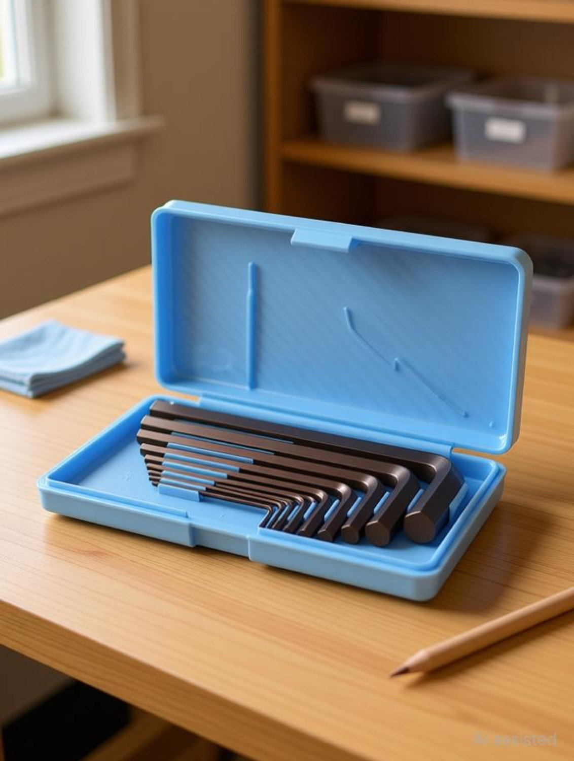 Image of ZIODIC Pcs-9 1 /8 inch L-Shape Allen Wrench Universal Key Hexagon Allen Key Set