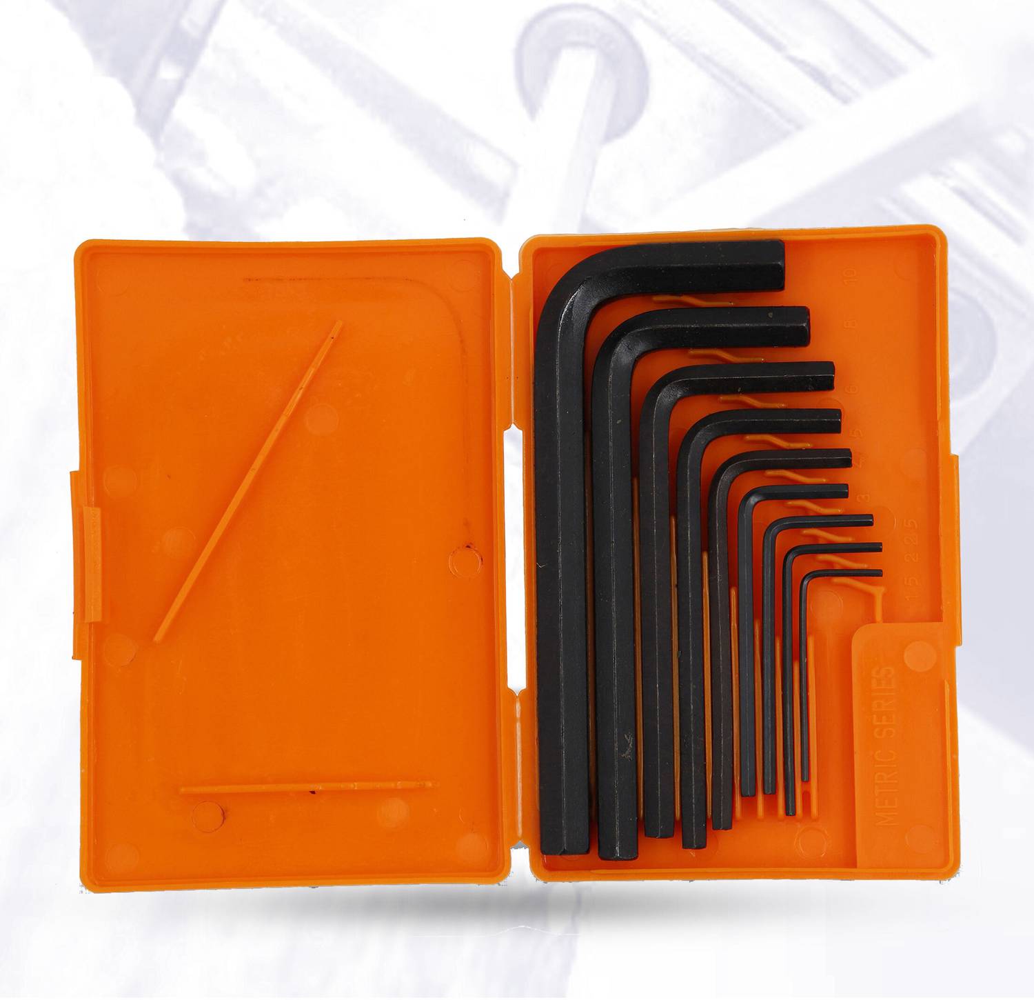 Autofledge 9 Pcs A4 Full Hex Allen Key Kit Bolt Spanner Goti Wrench L Shape Repair Tool Set 9 Pcs A4 Full Hex Allen Key Kit Bolt Spanner Goti Wrench L Shape Repair Tool Set Single Sided L Type Wrench