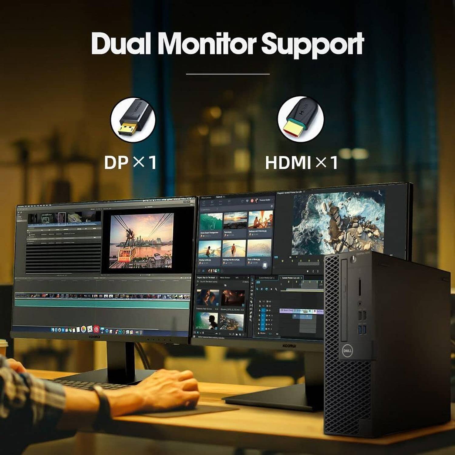DELL NextGen Generation Desktop Full Set, Turbo speed 2100 RPMS