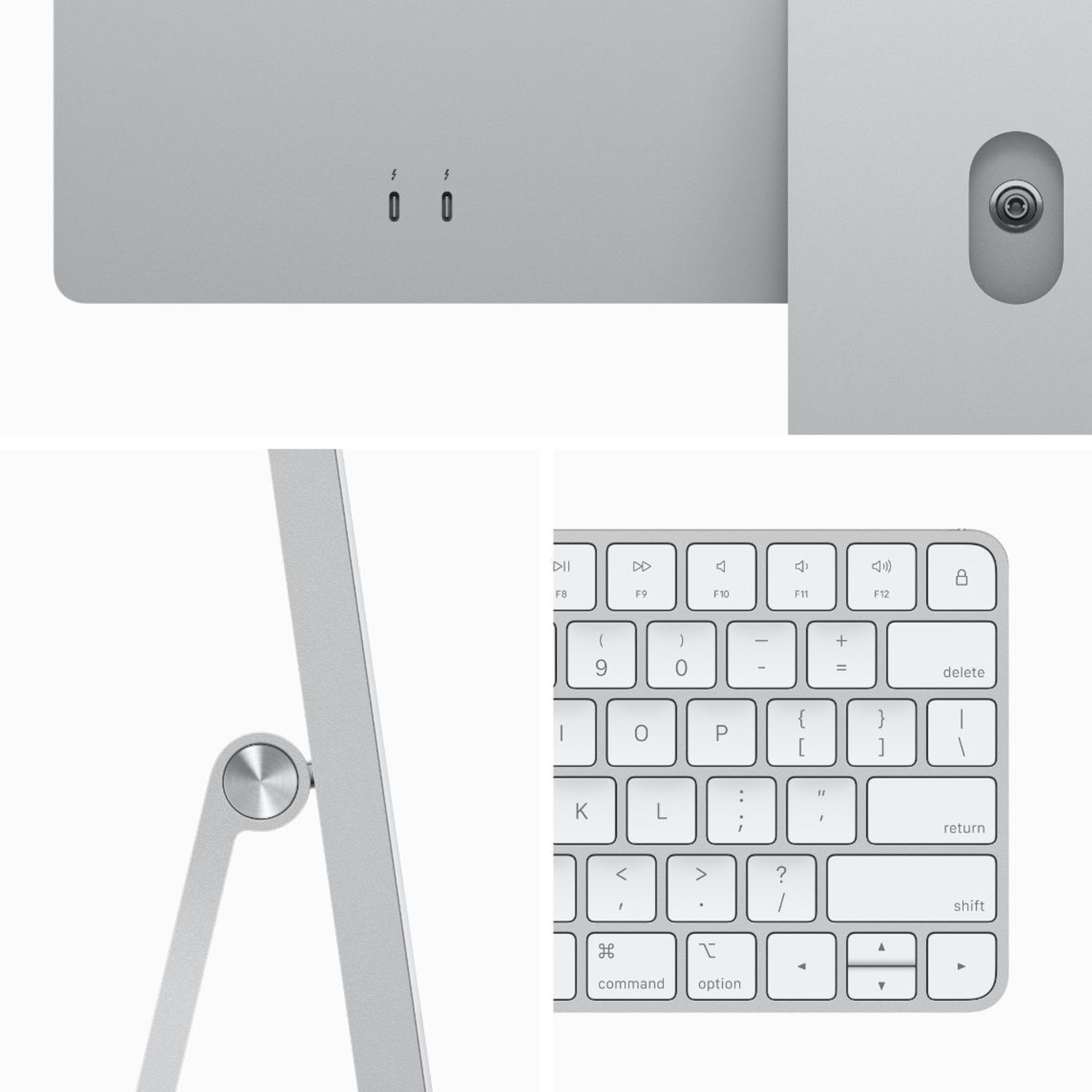 Image of Apple iMac M3 (8 GB Unified /256 GB SSD /macOS Sonoma /24 Inch Screen /MQR93HN /A)