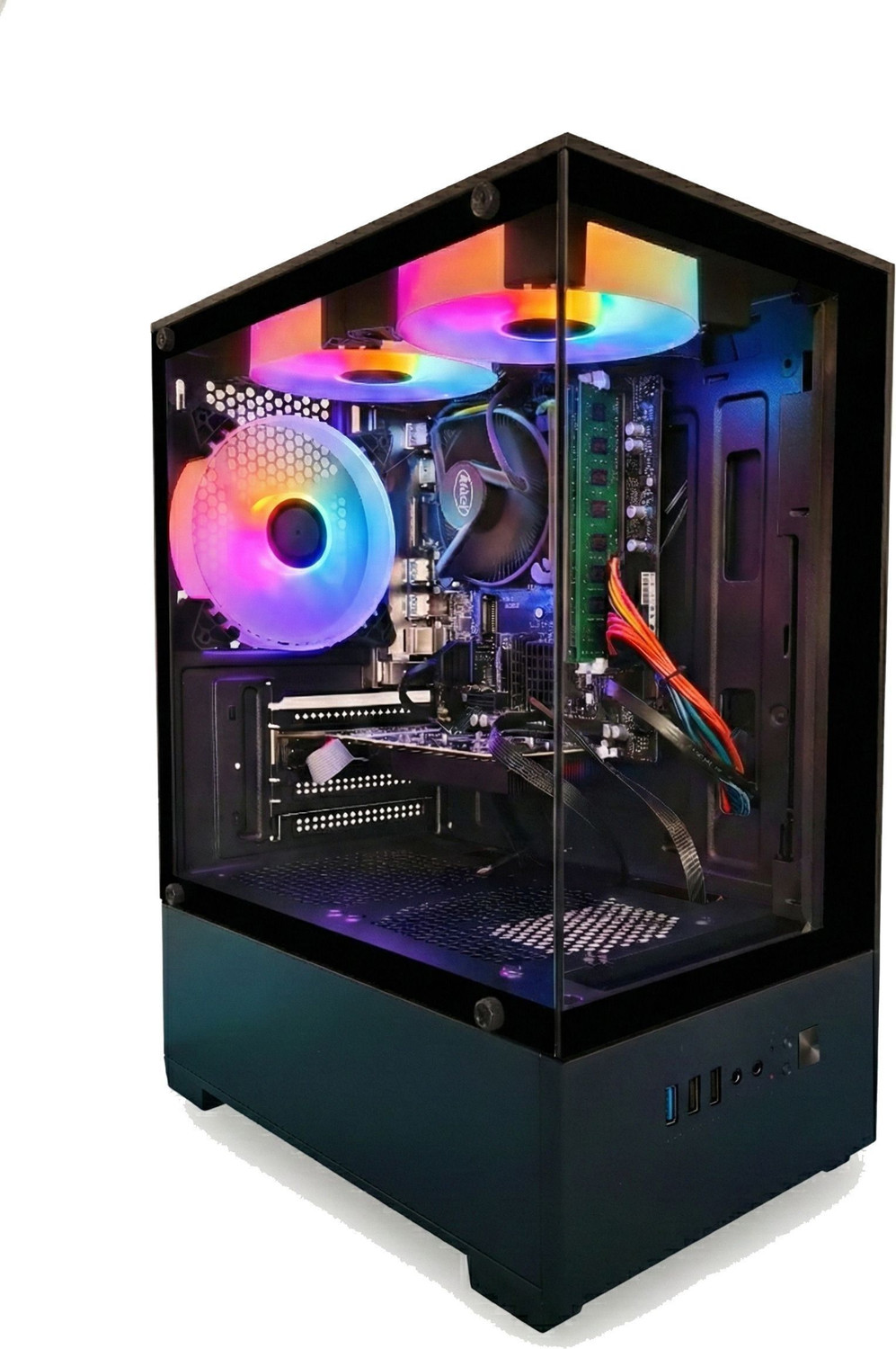 Image of LUISA GAMING ICECAP Core i7 (16 GB Unified /500 GB /256 GB SSD /Windows 11 Home /4GB GRAPHIC CARD /22 Inch Screen /ICECAP i7-3770-4GB GPU-16GB RAM-256GB SSD-500GB HDD-22In Display-M&Keybord-WIFI) with MS Office