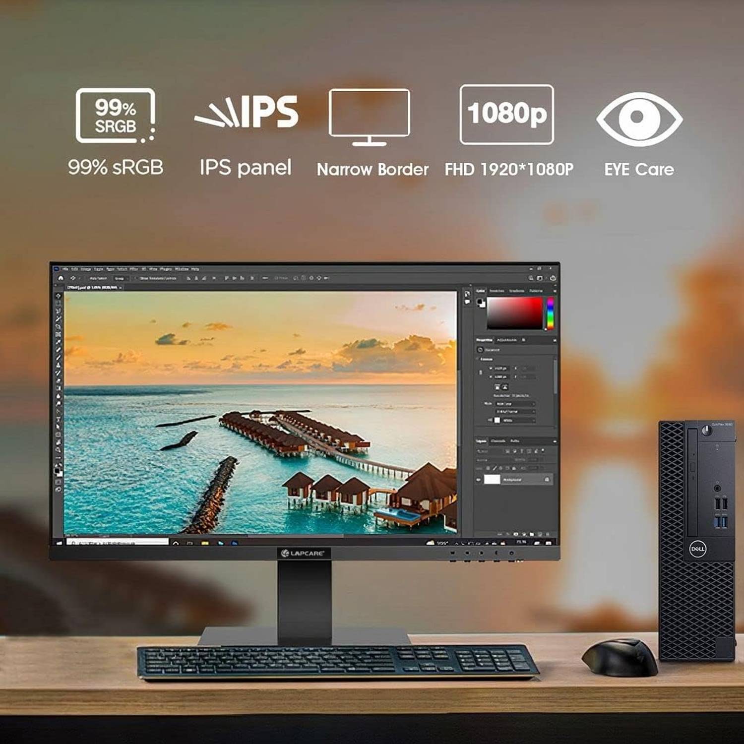 DELL NextGen Generation Desktop Full Set, Turbo speed 2100 RPMS