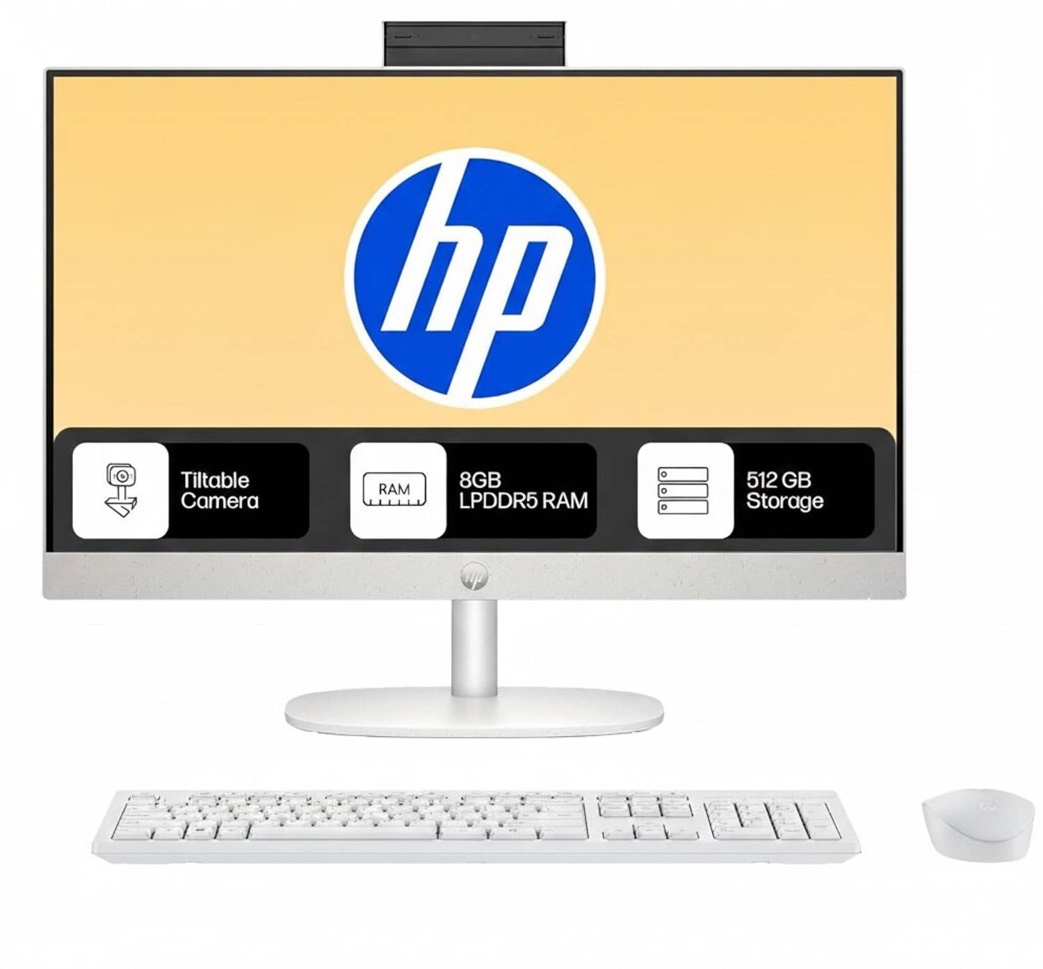 HP All-in-One 24 Ryzen 3 Quad Core 8GB/512GB