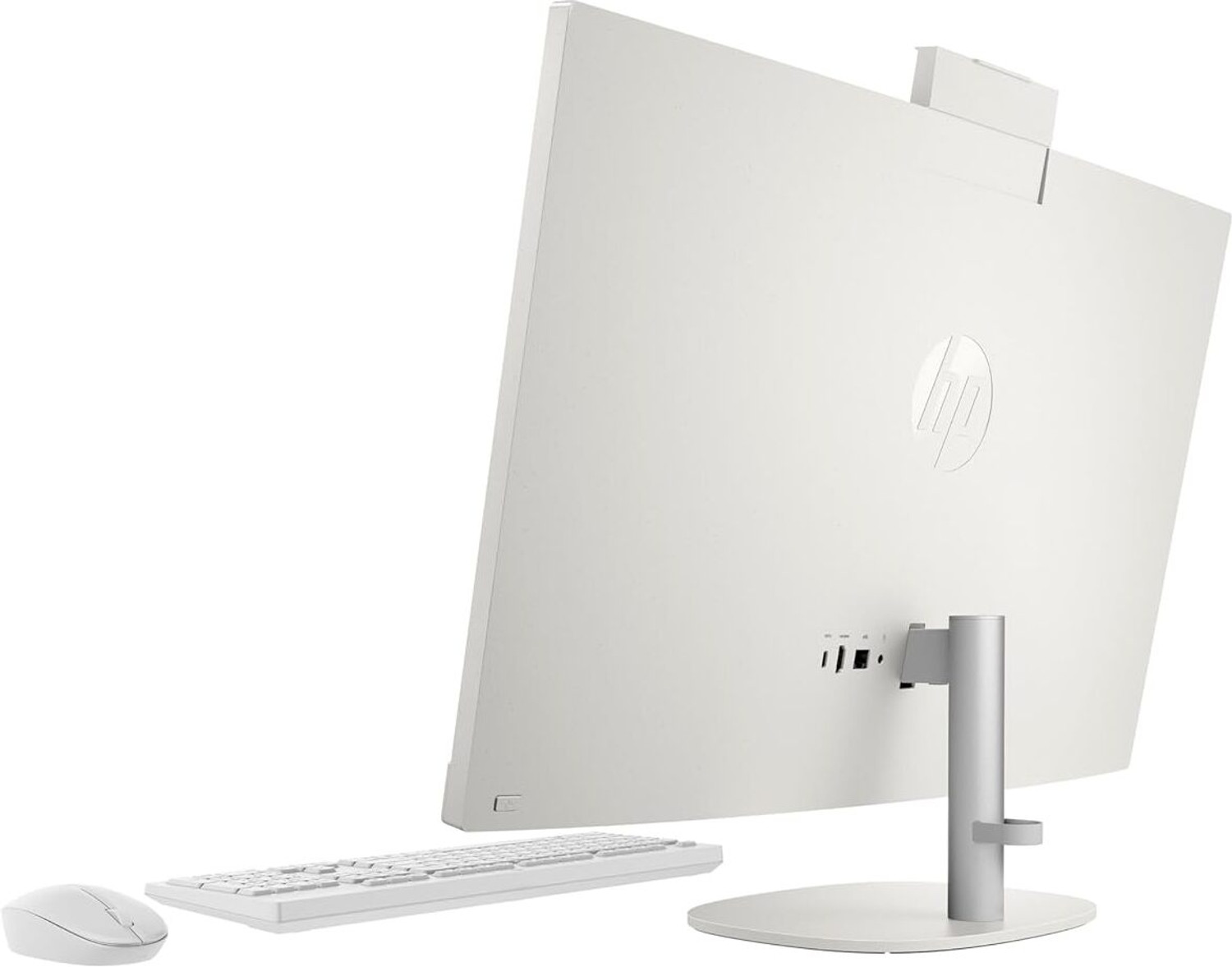 Image of HP All-in-One 24 Core i5 (8 GB DDR4 /512 GB SSD /Windows 11 Home /23.8 Inch Screen /All-in-One 24-cr0477) with MS Office