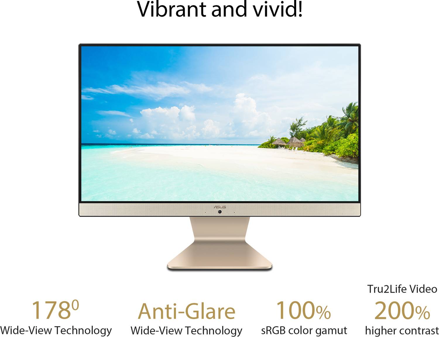 ASUS Vivo AiO V222, All in One Desktop, Intel Pentium Quad Core (8