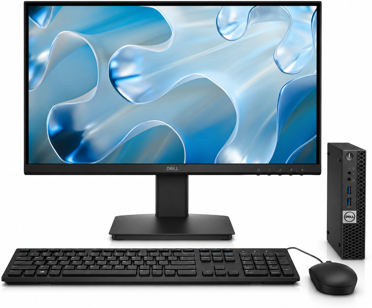 Image of DELL 6th Core i5 (8 GB DDR4 /256 GB SSD /Windows 11 Home /22 Inch Screen /SE2026H) with MS Office