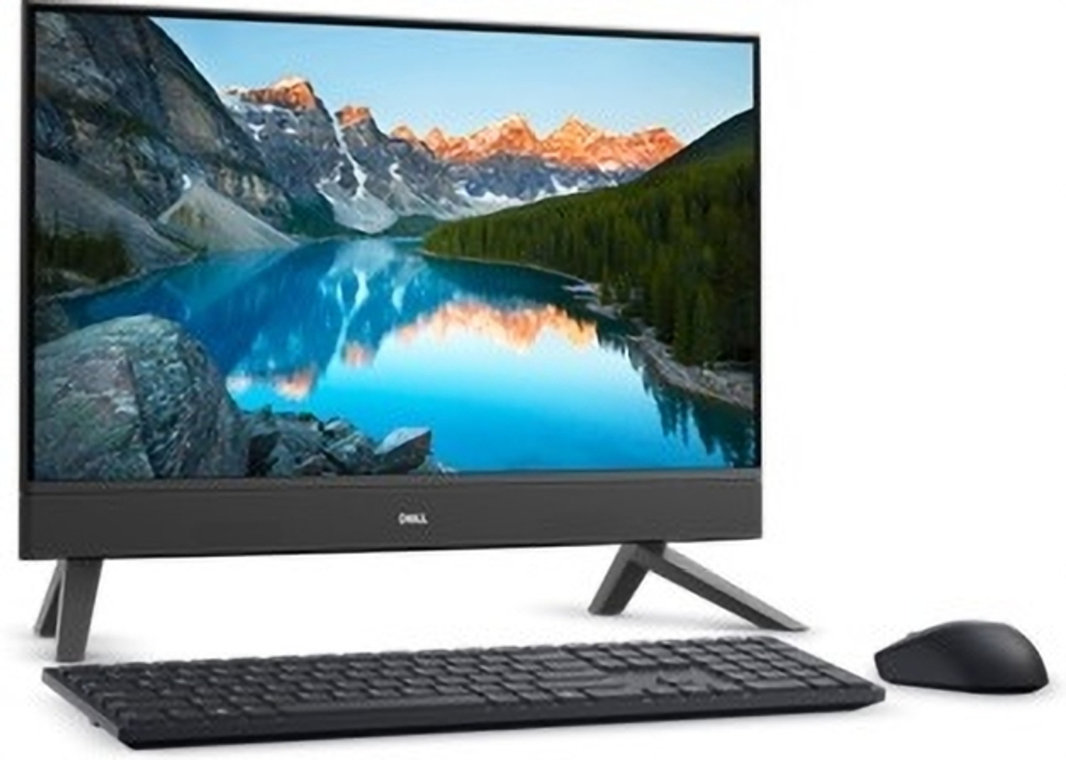 Image of DELL Dell 24 AIO Core i5 (8 GB DDR5 /512 GB SSD /Windows 11 Home /23.8 Inch Screen /24 AIO (EC24250)) with MS Office