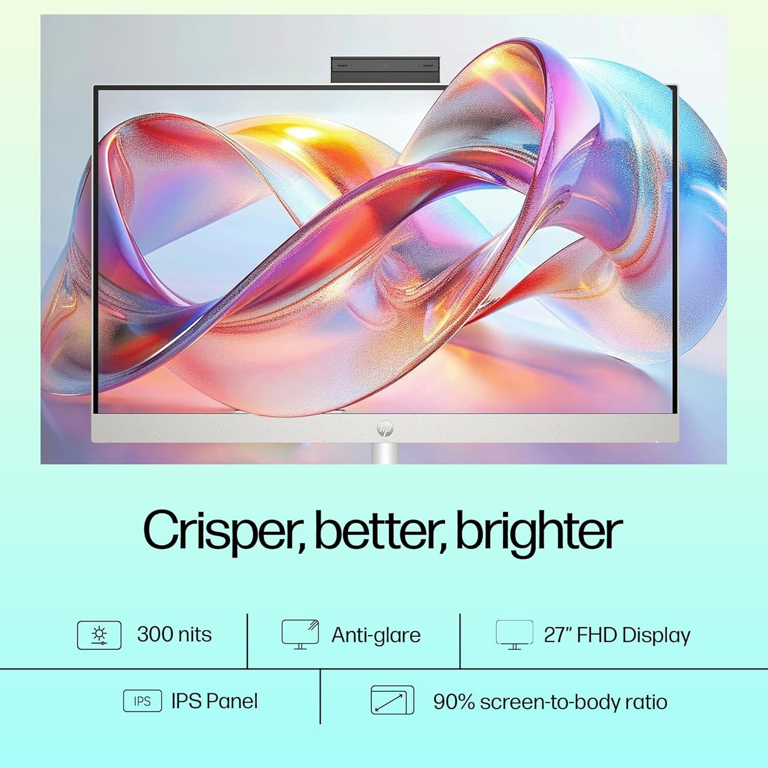 Image of HP All-in-One 27 Core ultra 7 (32 GB DDR5 /1 TB SSD /Windows 11 Home /27 Inch Screen /All-in-One 27-cr1078) with MS Office
