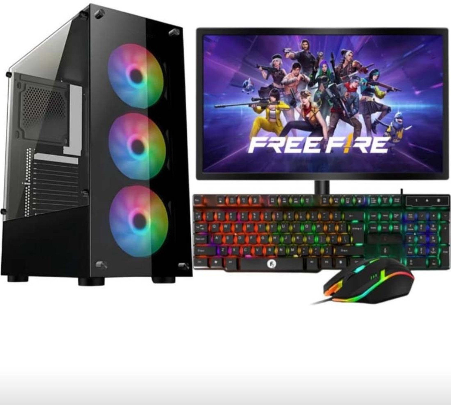 Image of ASSEMBLEX all in one i5 GAMING SERIES Core i5 (7th Gen) (16 GB DDR4 /1 TB /Windows 11 Home /4 GB /24 Inch Screen /CORE i5 7TH GEN GAMING PC)