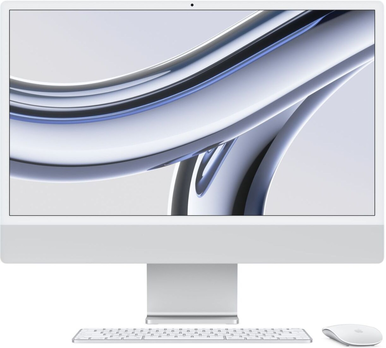 Image of Apple iMac M3 (8 GB Unified /256 GB SSD /macOS Sonoma /24 Inch Screen /MQR93HN /A)