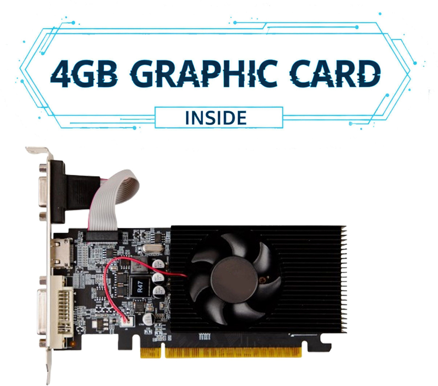 Image of LUISA GAMING ICECAP Core i7 (16 GB Unified /500 GB /256 GB SSD /Windows 11 Home /4GB GRAPHIC CARD /22 Inch Screen /ICECAP i7-3770-4GB GPU-16GB RAM-256GB SSD-500GB HDD-22In Display-M&Keybord-WIFI) with MS Office