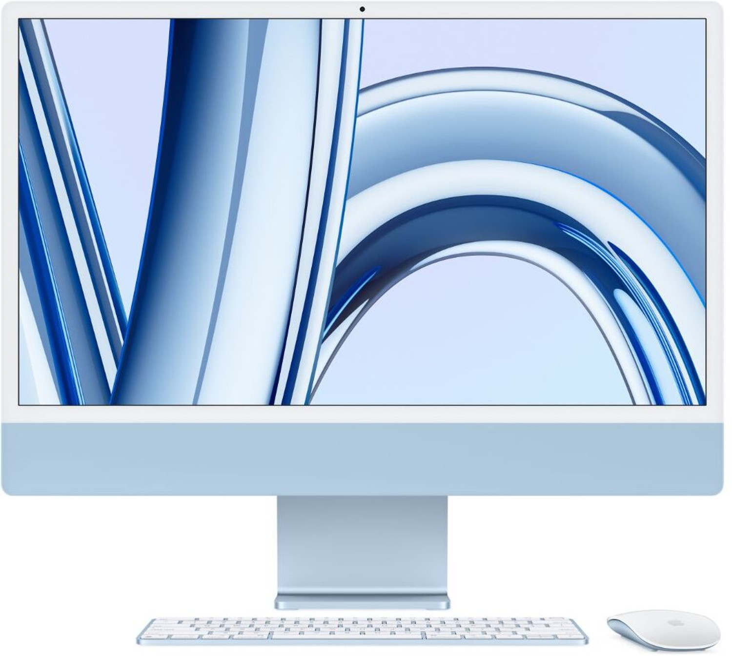 Image of Apple iMac M3 (8 GB Unified /256 GB SSD /macOS Sonoma /24 Inch Screen /MQRQ3HN /A)