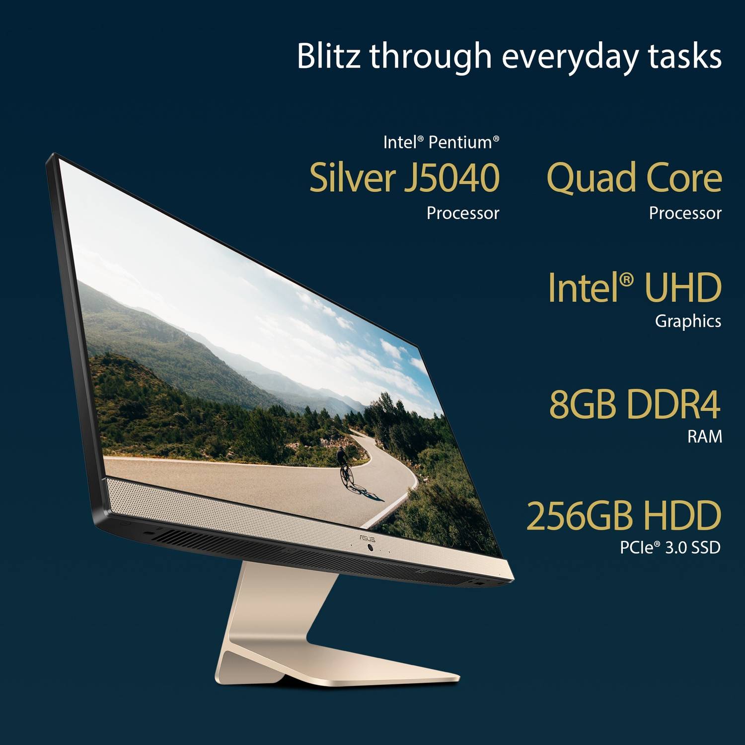 ASUS Vivo AiO V222, All in One Desktop, Intel Pentium Quad Core (8