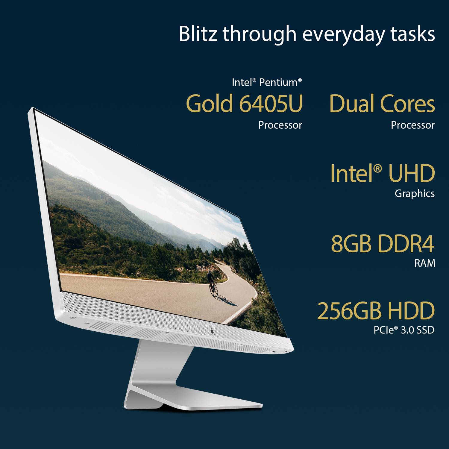 ASUS Vivo AiO V222, All in One Desktop, Intel Pentium Dual Core (8