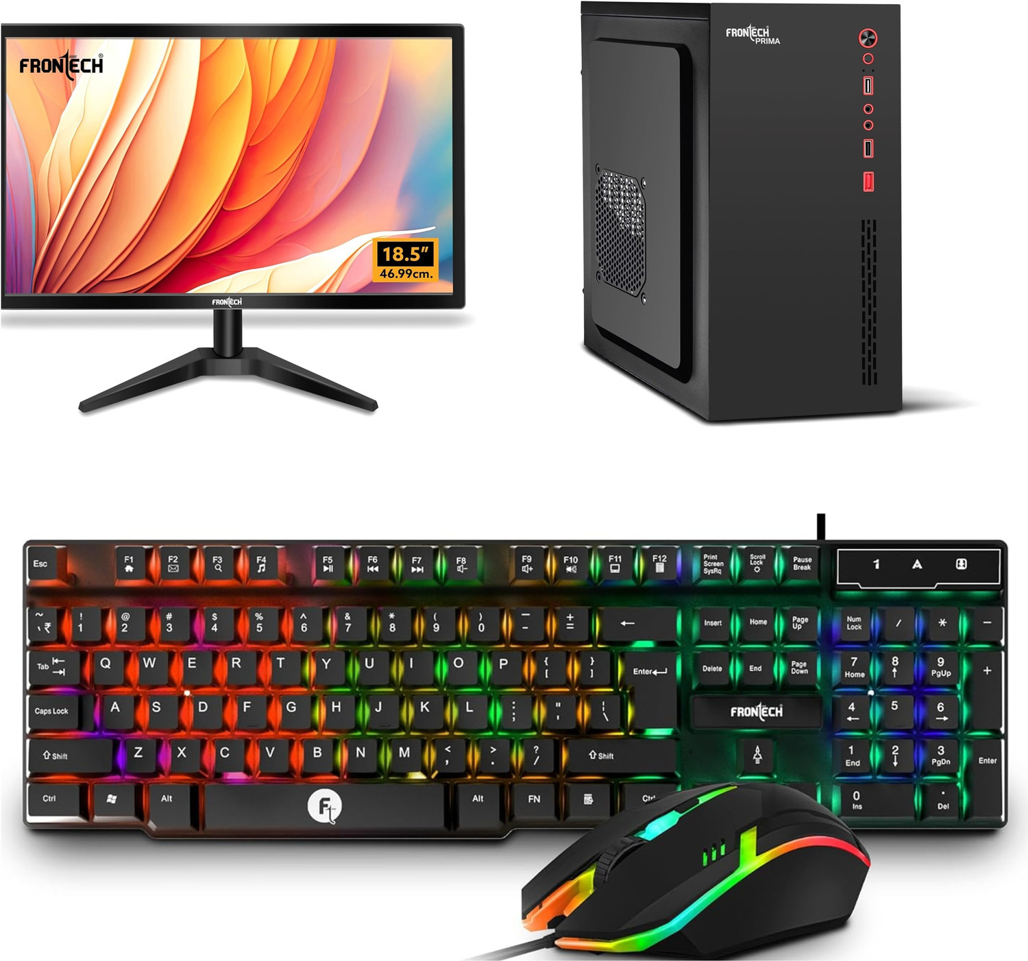 Image of Frontech All In One Core i7 (7th Gen) (16 GB DDR4 /512 GB SSD /Windows 10 Home /20 Inch Screen /7th Gen I7)