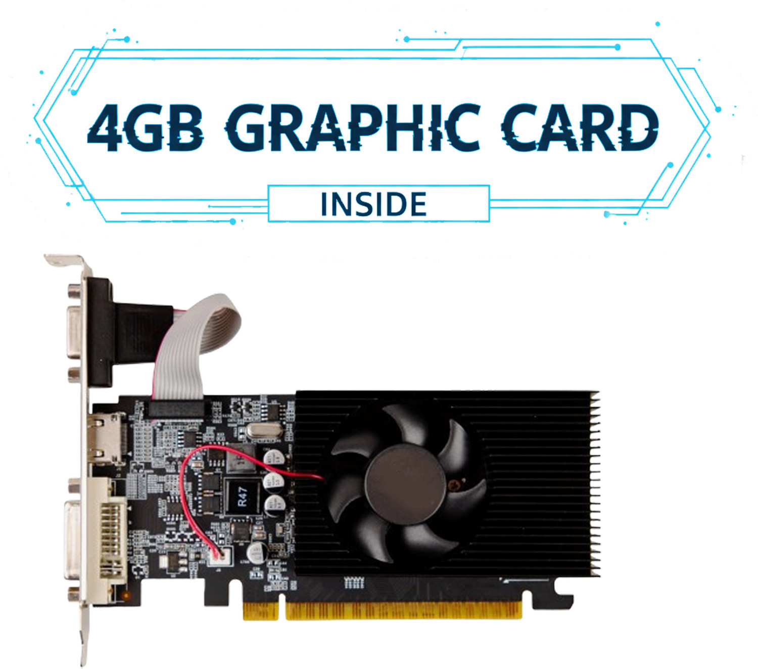Image of LUISA GAMEING ICECAP i5-3470-16GB RAM-256GB SSD-4GB GRAPHIC CARD Intel Core i5 3470 Processor (16 GB RAM /NVIDIA Graphics /256 GB SSD Capacity /Windows 10 (64-bit) /4 GB Graphics Memory) Gaming Tower with MS Office
