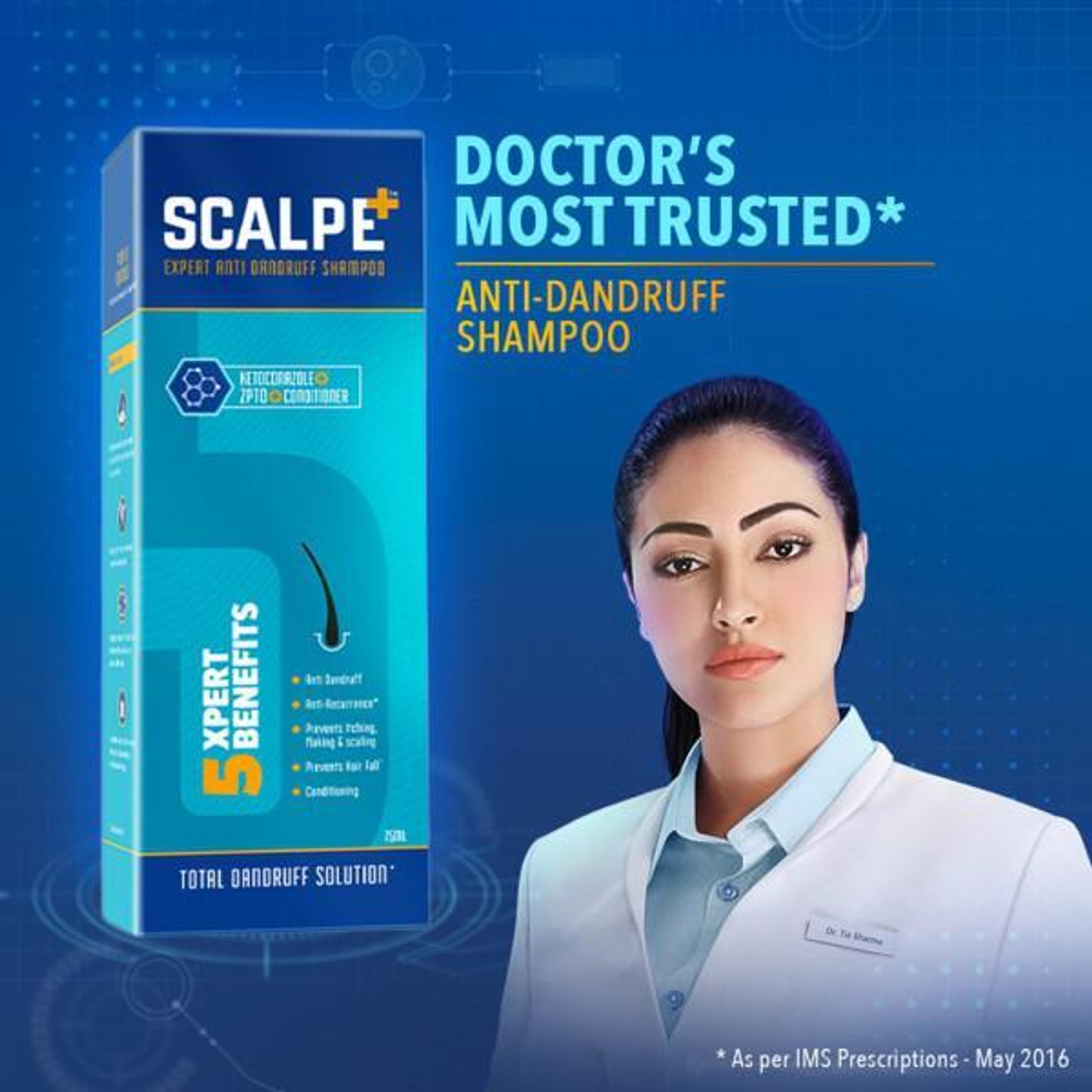 Image of Scalpe Shampoo Plus (75 ml) Liquid