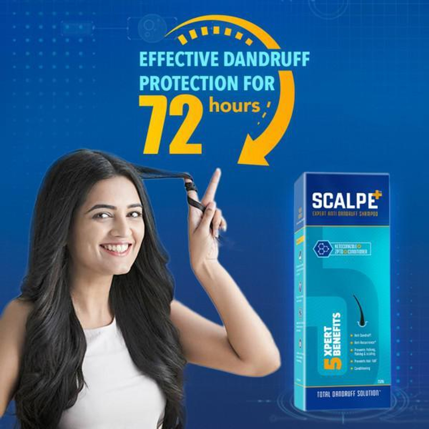 Image of Scalpe Shampoo Plus (75 ml) Liquid