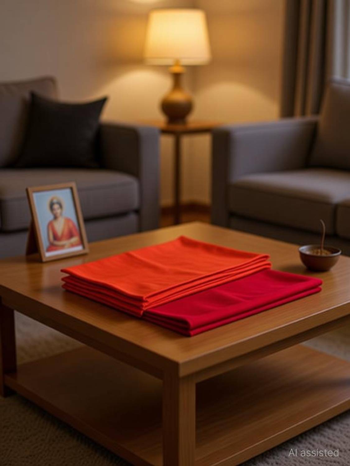 AMBIKASTORES Pooja Aasan Cloth Altar Cloth