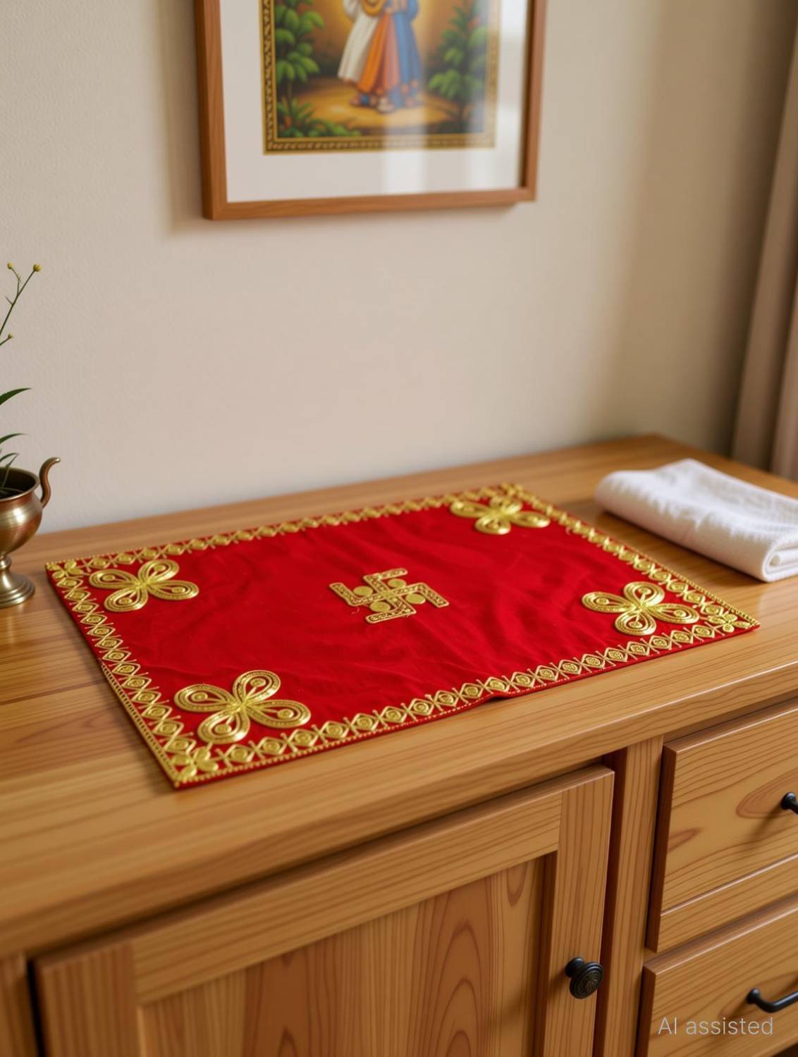 AVNEEL puja Altar Cloth