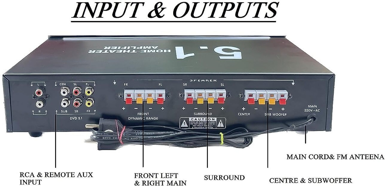 Image of TECH-LOBBY TL-5.1 AMXD 110 W AV Power Amplifier