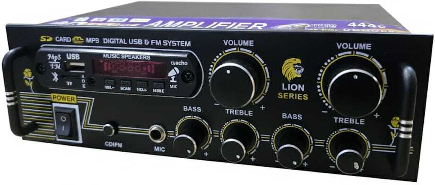 Image of D world 9001` BLUETOOTH USB AUX FM WITH MIC SLOT 160 W AV Control Amplifier