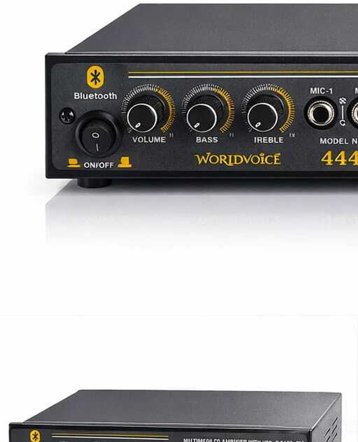 Image of world voice Gold Series 4440 Double IC BT Multimedia Home Amplifier BT /USB /FM /MP3 /SD-MMC /AUX 160 W AV Power Amplifier