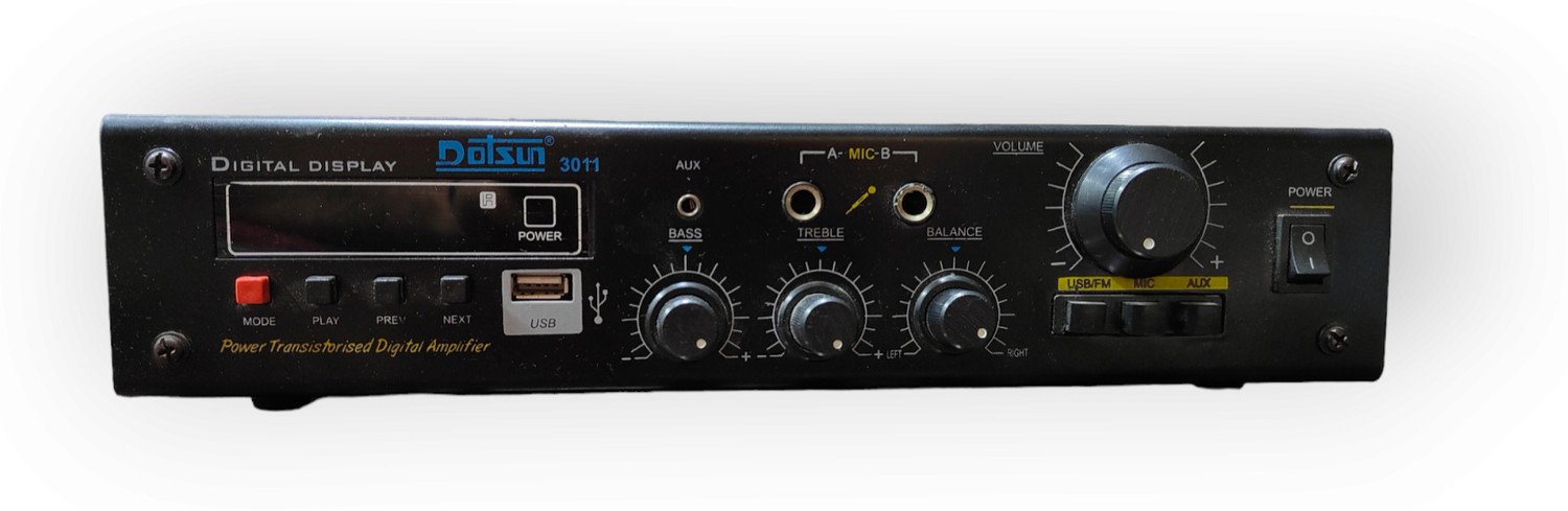 Image of Dotsun Ds-3011 Bluetooth Full Black Digital Stereo Amplifier BT / USB / /SD Card /FM /AUX 350 W AV Power Amplifier