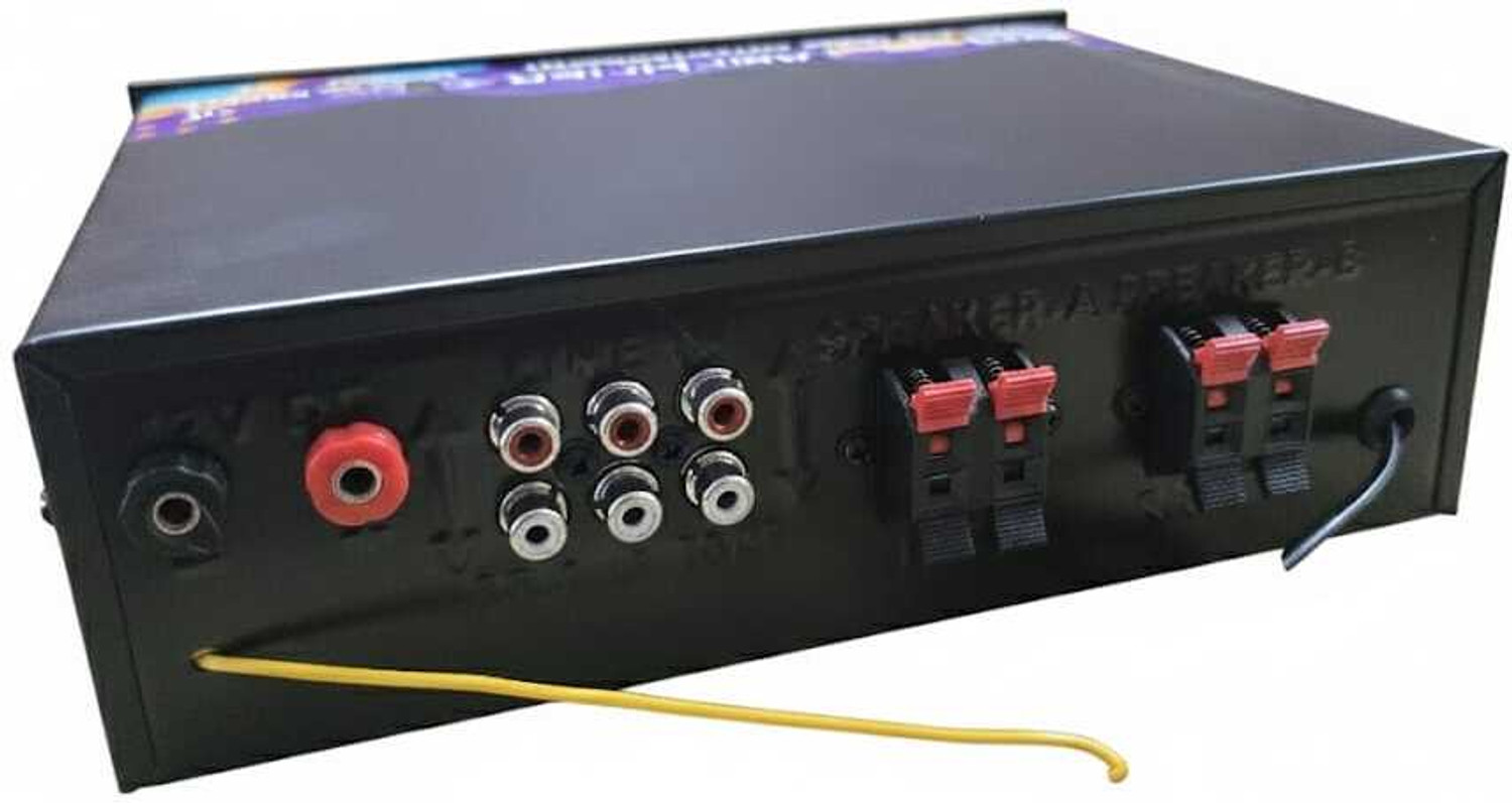 Image of D world 9001` BLUETOOTH USB AUX FM WITH MIC SLOT 160 W AV Control Amplifier
