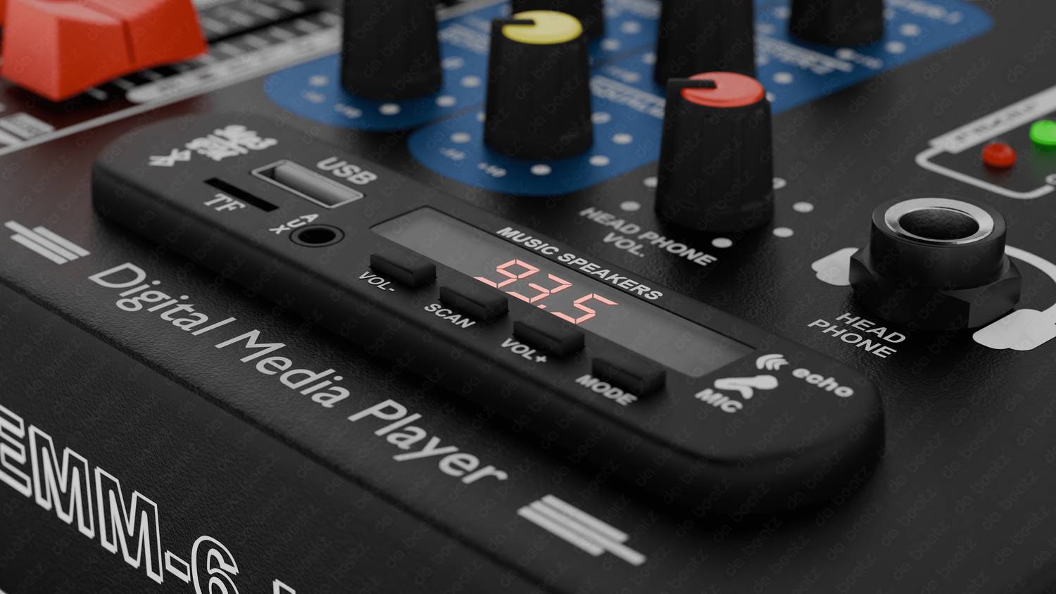 Da.Beatz. 6-Channel EMM-6 Digital Sound Mixer - Image 2