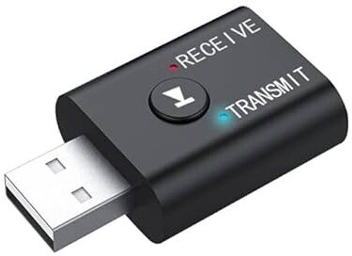 DRUMSTONE Bluetooth 5.0 Transmitter Receiver | USB 3.5mm Aux Adapter for TV & Audio 5 W AV Power Receiver