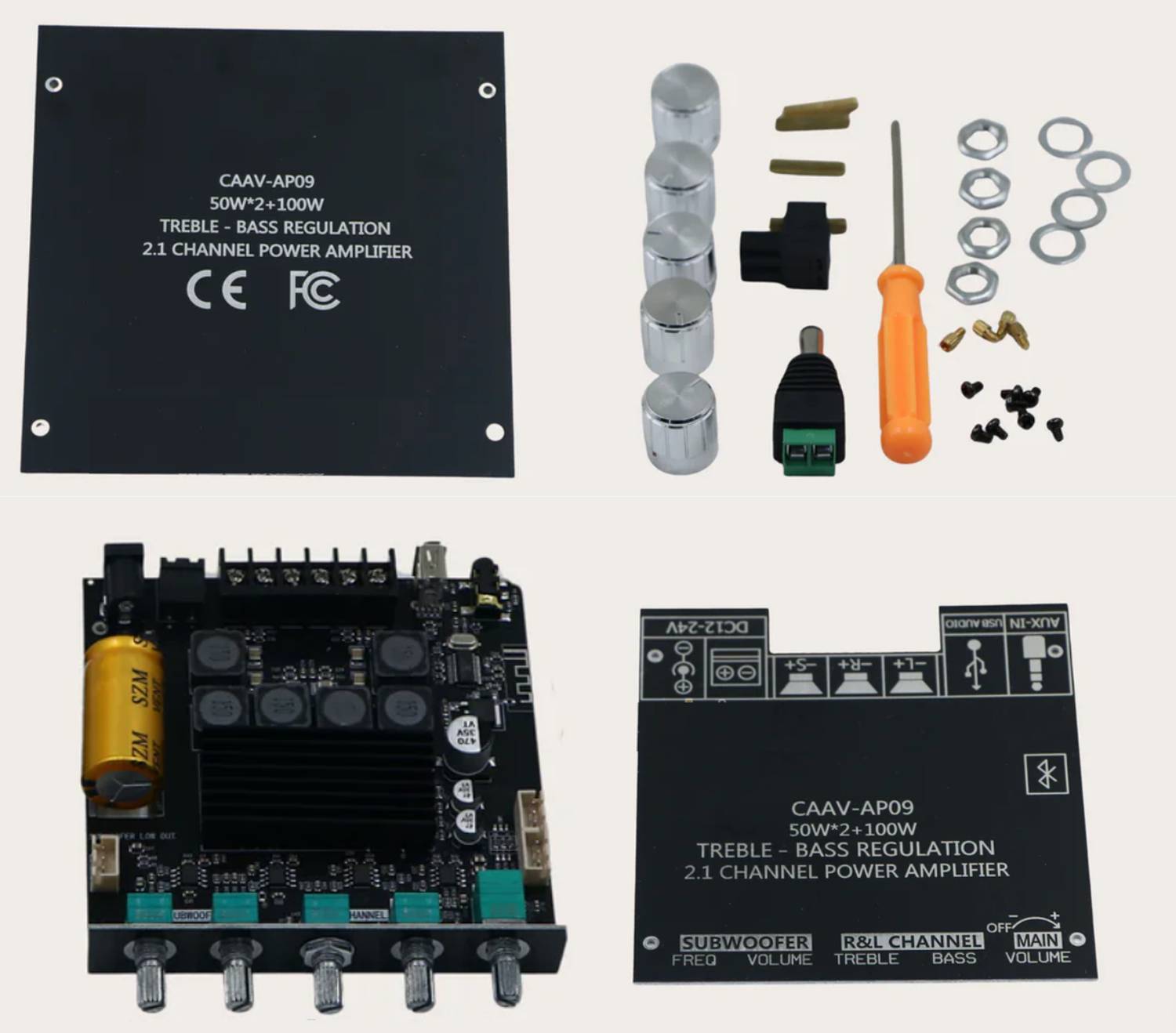 DHIYONAH CAAV-AP09 2.1 Bluetooth Amplifier