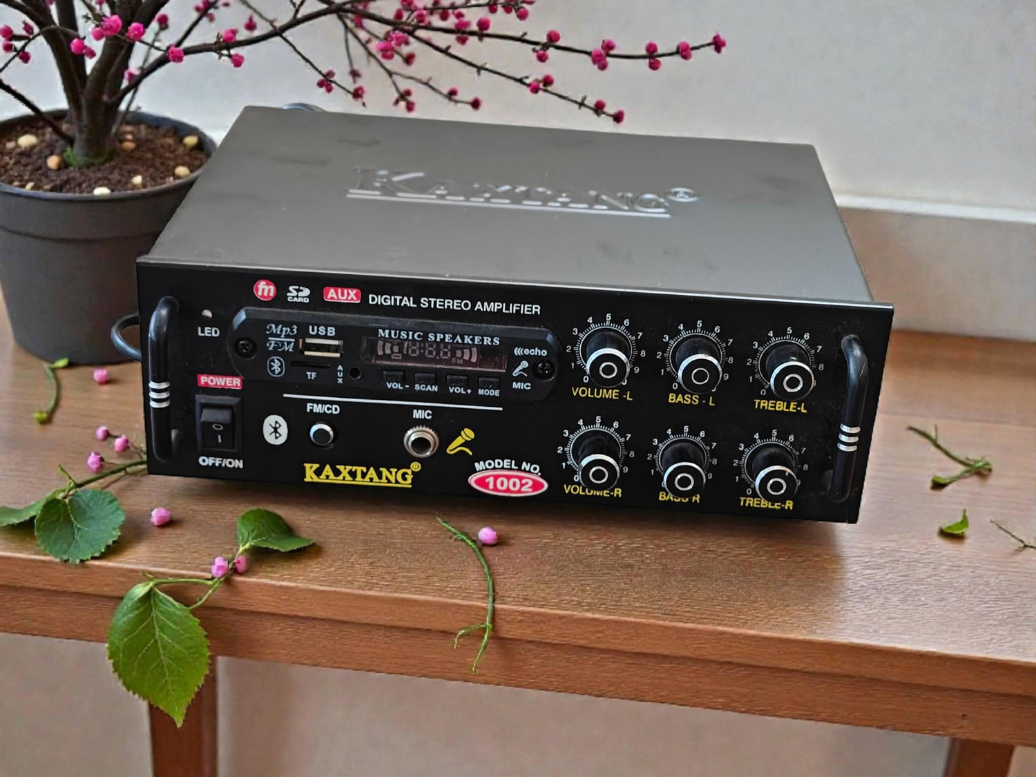 Image of KAXTANG DJ trick 1002BT Full Black Digital Stereo With BT / USB / SD-Card /FM /AUX 5000 W AV Power Amplifier