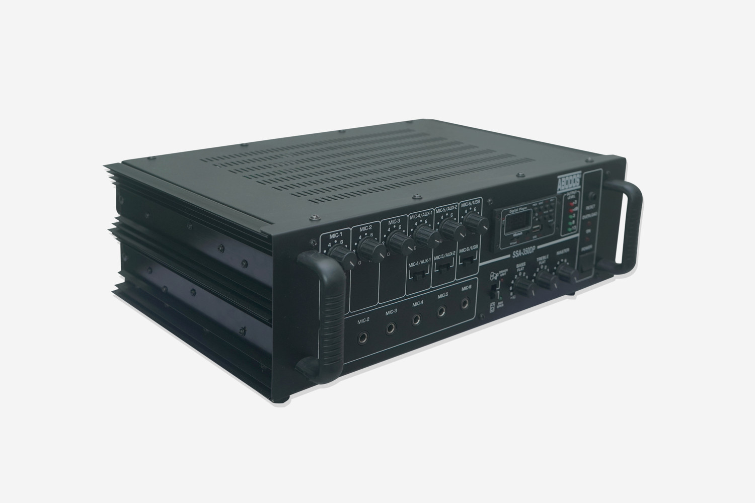 Image of ABODOS PROFESSIONAL SSA-350DP POWER PA AMPLIFIER WITH FAN AND MEDIA CON TROLLER 350 W AV Power Amplifier