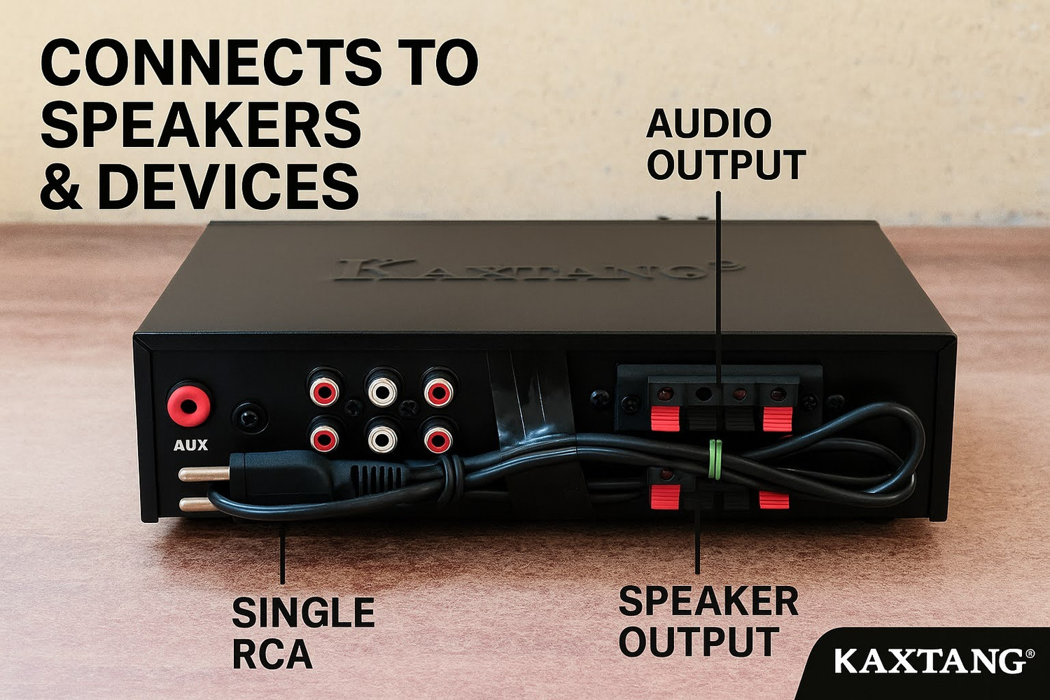 Image of KAXTANG DJ trick 1002BT Full Black Digital Stereo With BT / USB / SD-Card /FM /AUX 5000 W AV Power Amplifier