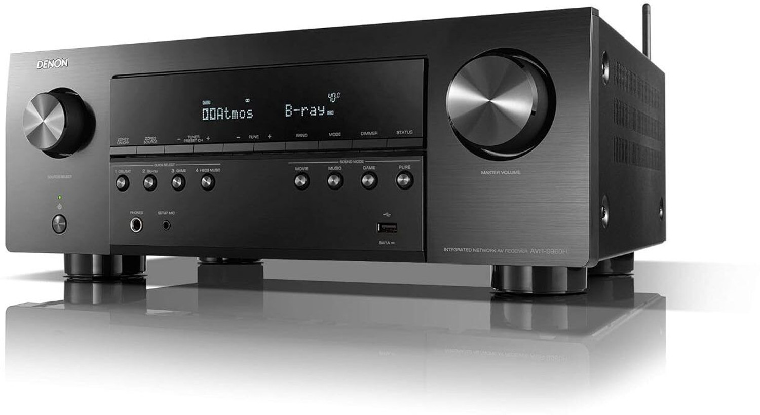 Image of DENON AVR-S960H - 7.2 Ch Dolby Atmos AV Receiver 8K With HEOS Built 90 W AV Control Receiver