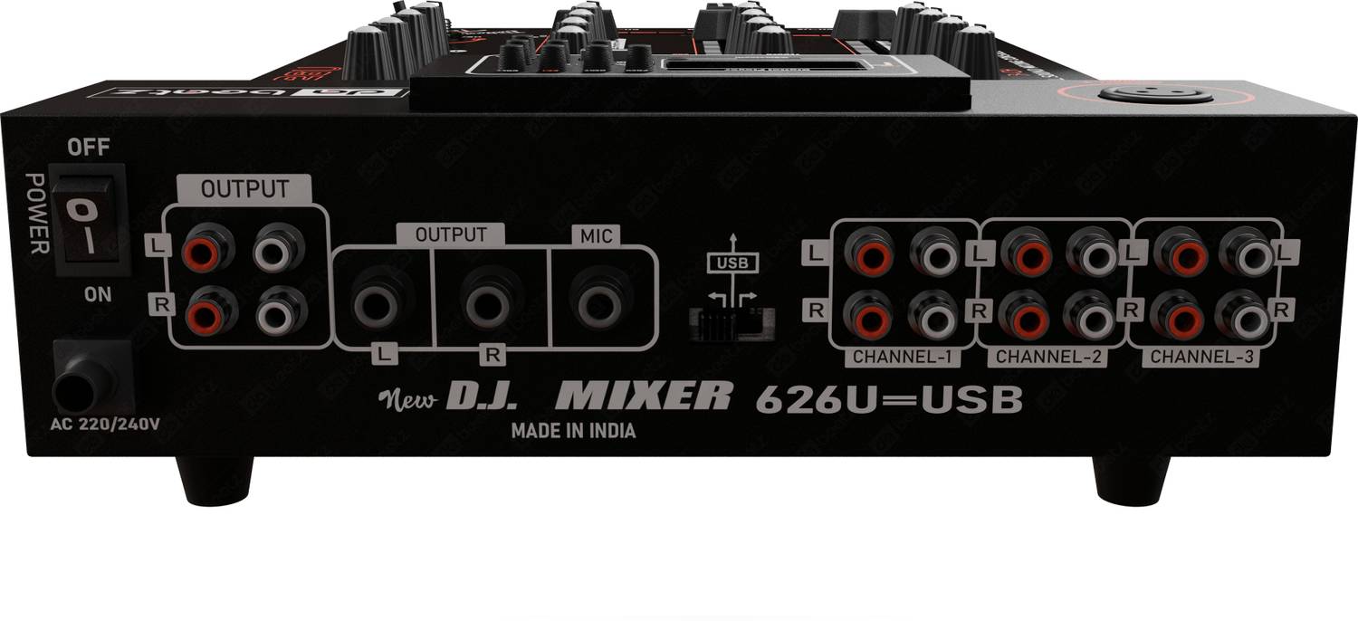 Da.Beatz. DJ-626U mixer Professional 3-Channel Sound Mixer & Dj