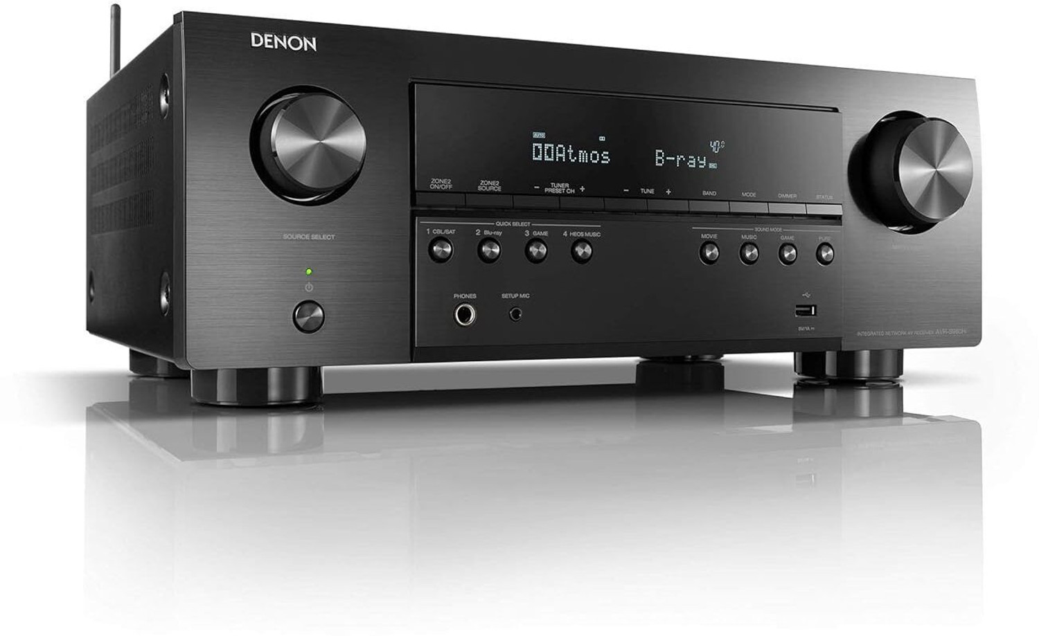 Image of DENON AVR-S960H - 7.2 Ch Dolby Atmos AV Receiver 8K With HEOS Built 90 W AV Control Receiver