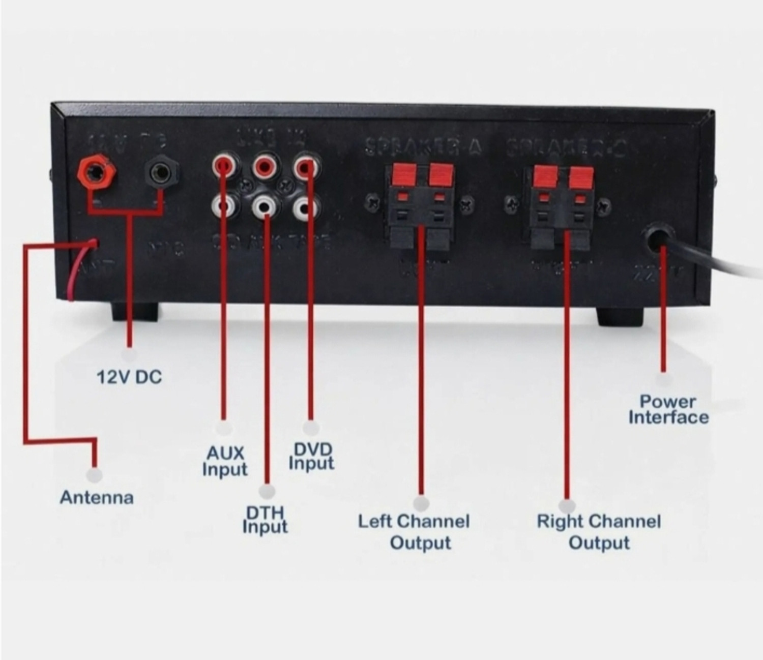 Image of RUVOXTUNE Red N 0001 1 W AV Power Amplifier