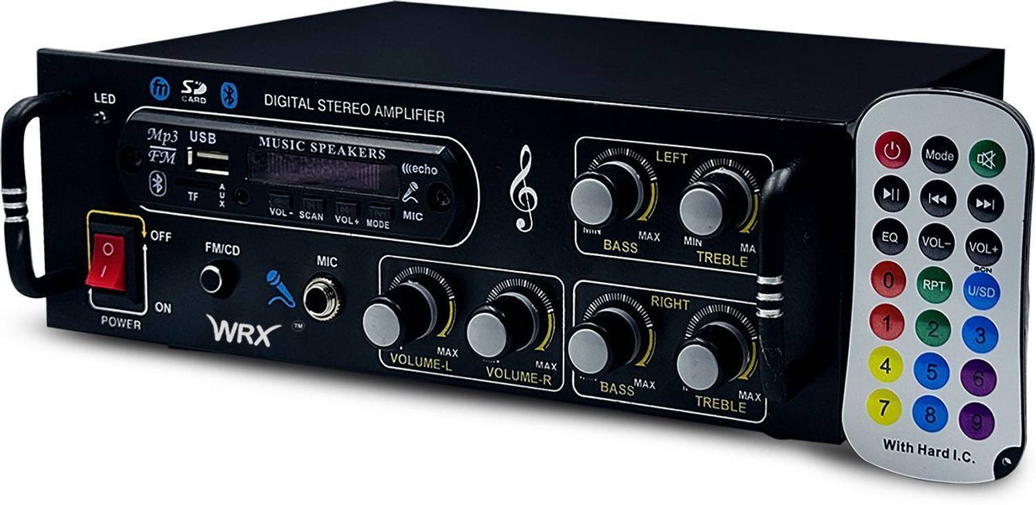 WRX 4440 Double IC DJ Machine Digital Stereo Amplifier BT/USB//SD